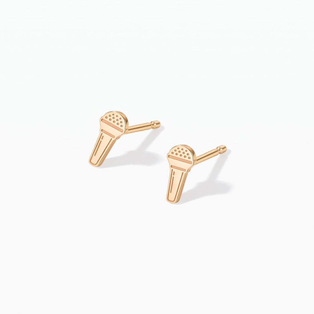 Microphone Singer Stud Earrings