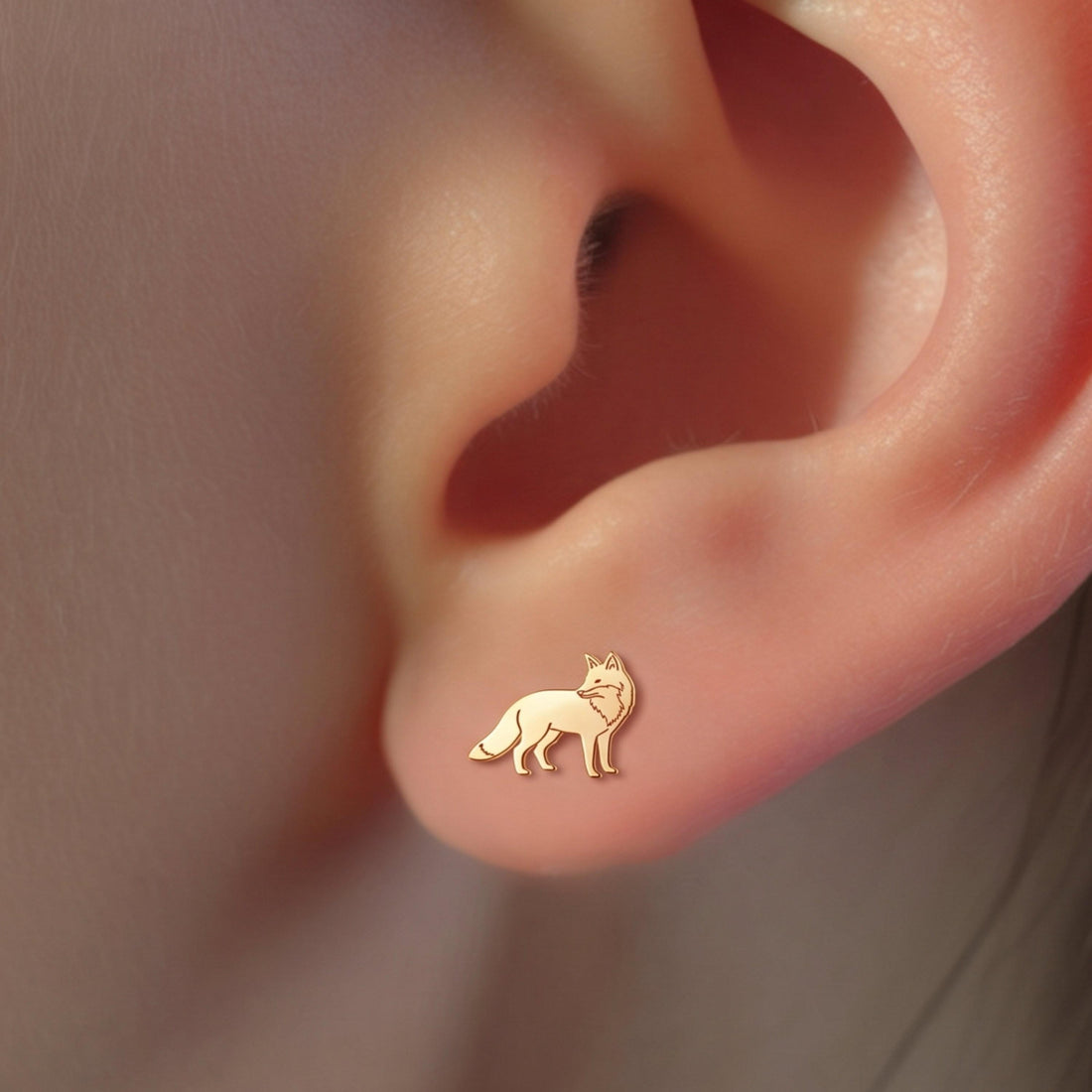 Fox Hunter Stud Earrings