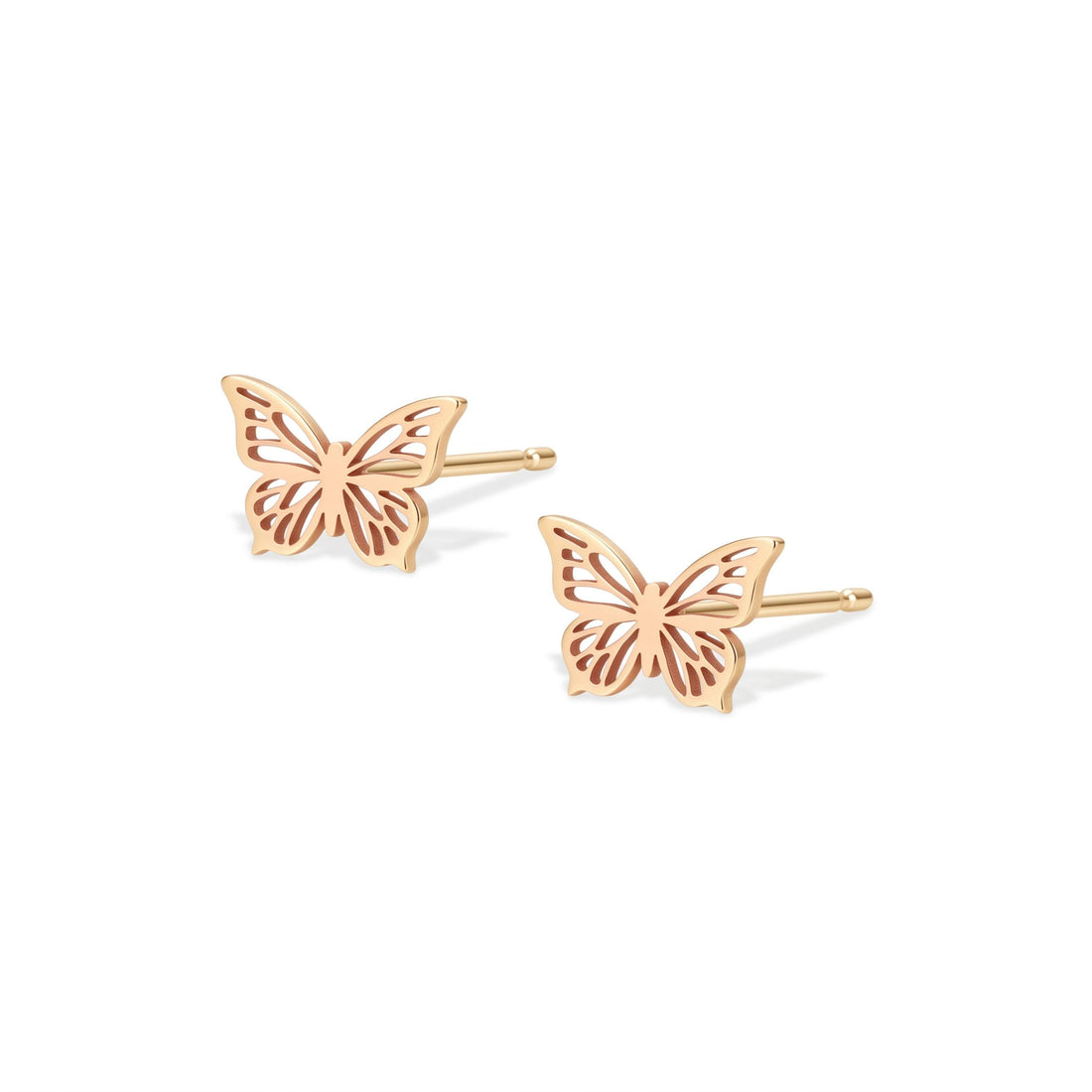 Butterfly Cutout Stud Earrings