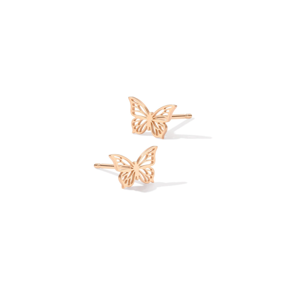 Butterfly Cutout Stud Earrings