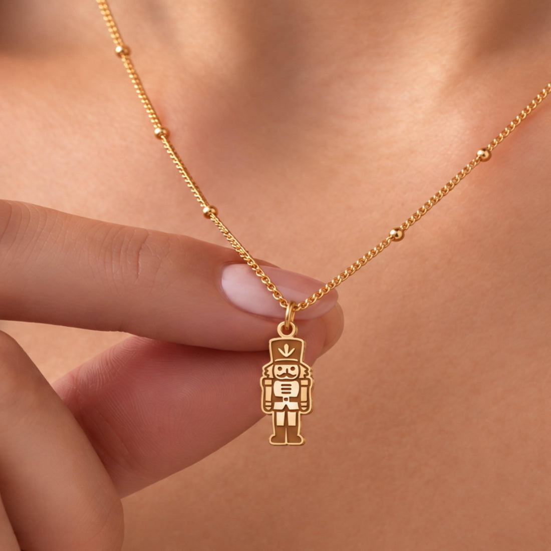 Nutcracker Soldier Beady Necklace
