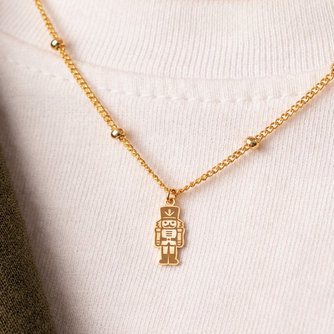 Nutcracker Soldier Beady Necklace