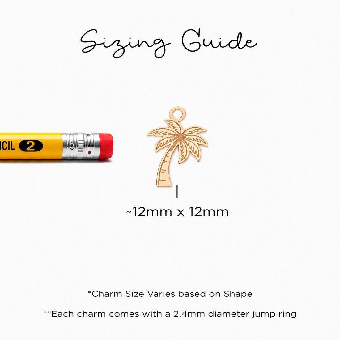 Palm Tree Charm Necklace
