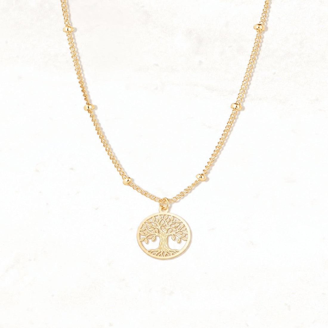 Tree Of Life Beady Necklace