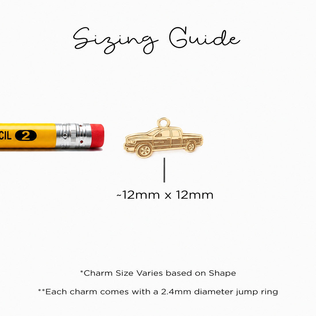 Pickup Truck Charm Necklace