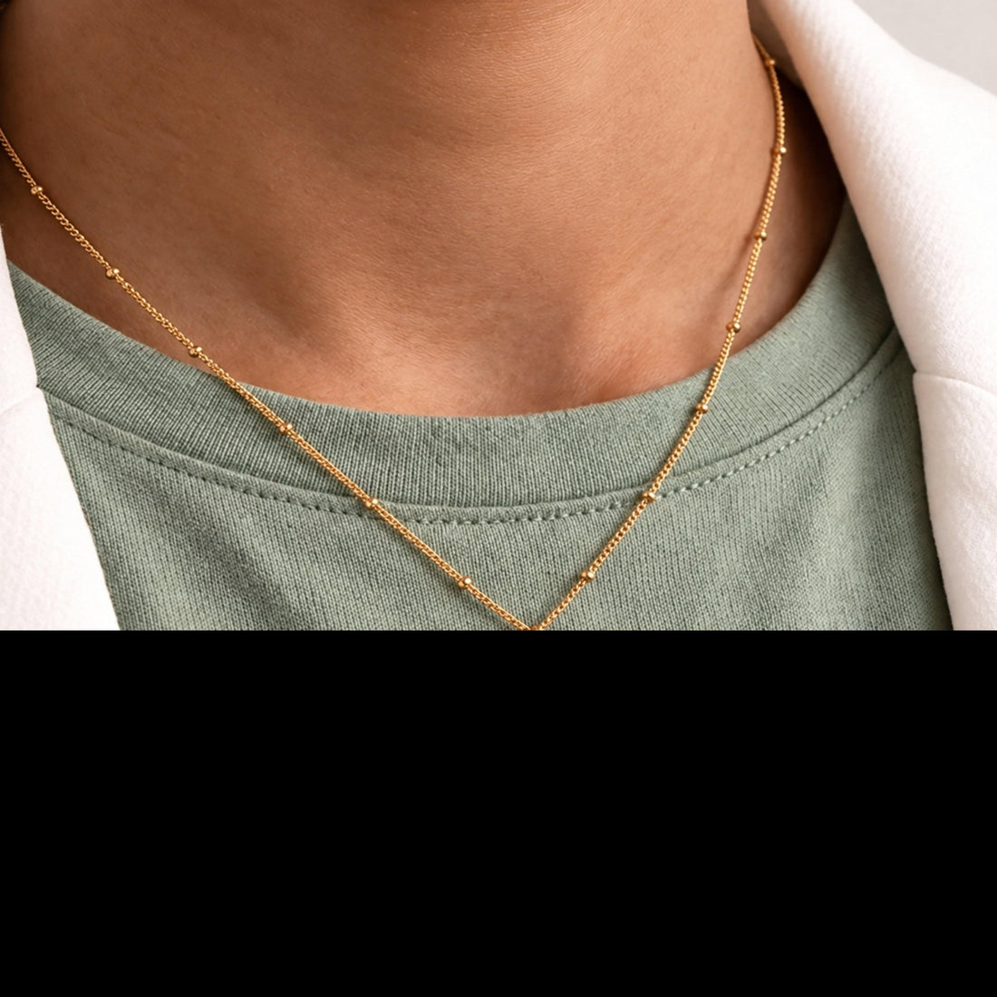 Sagittarius Symbol Beady Necklace