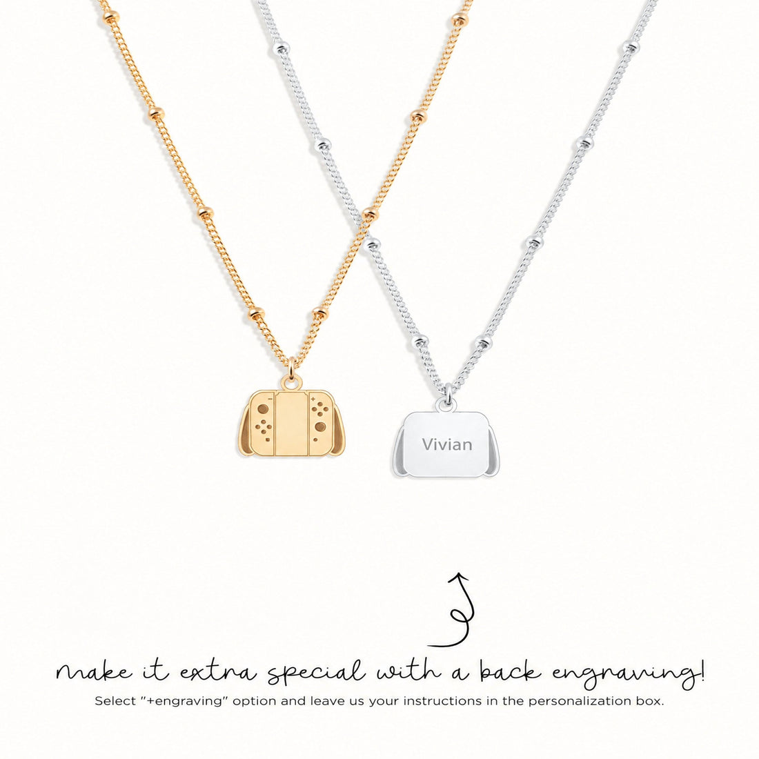 Game Controller Charm Necklace