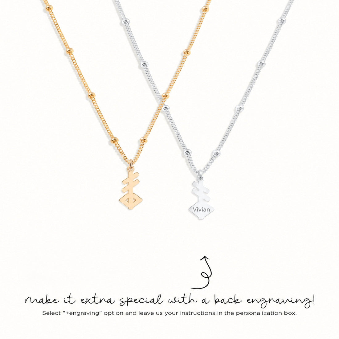 Zodiac Charm Beady Necklace