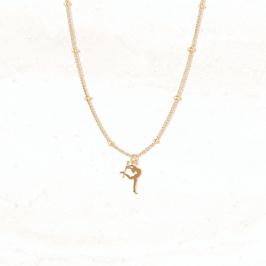 Baton Dancer Beady Necklace