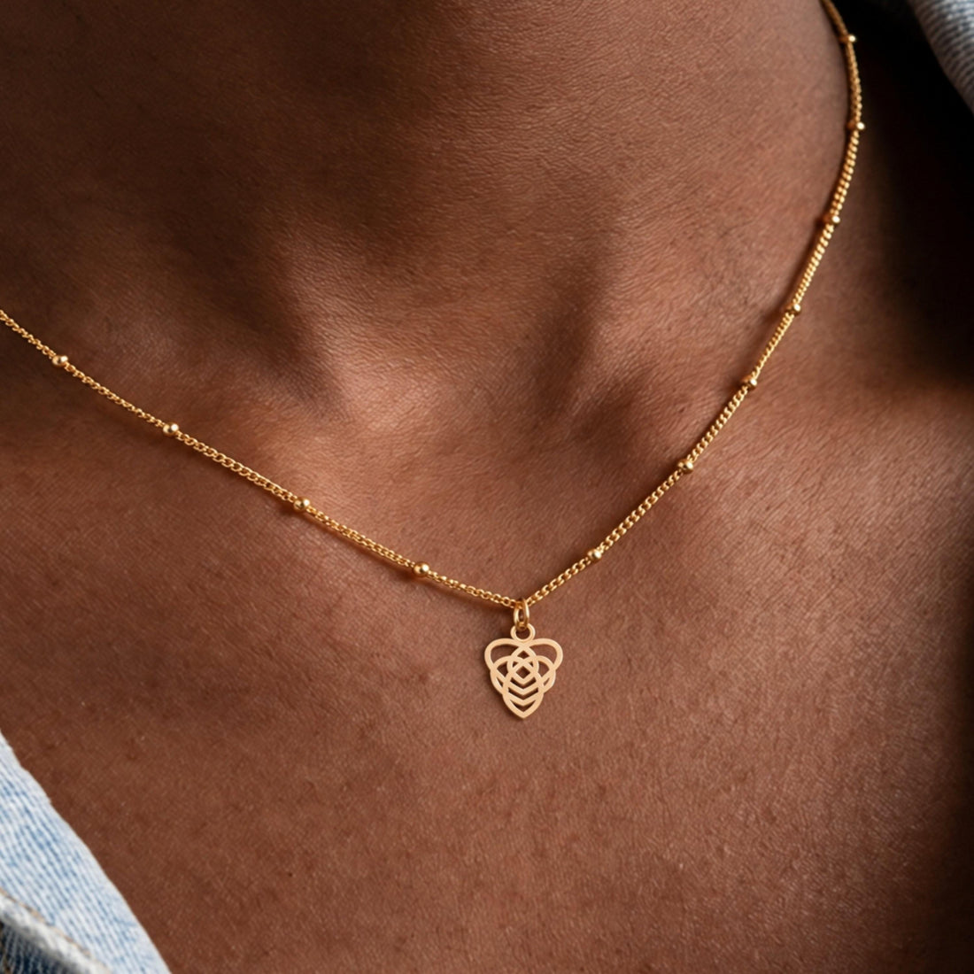 Bear Head Charm Necklace