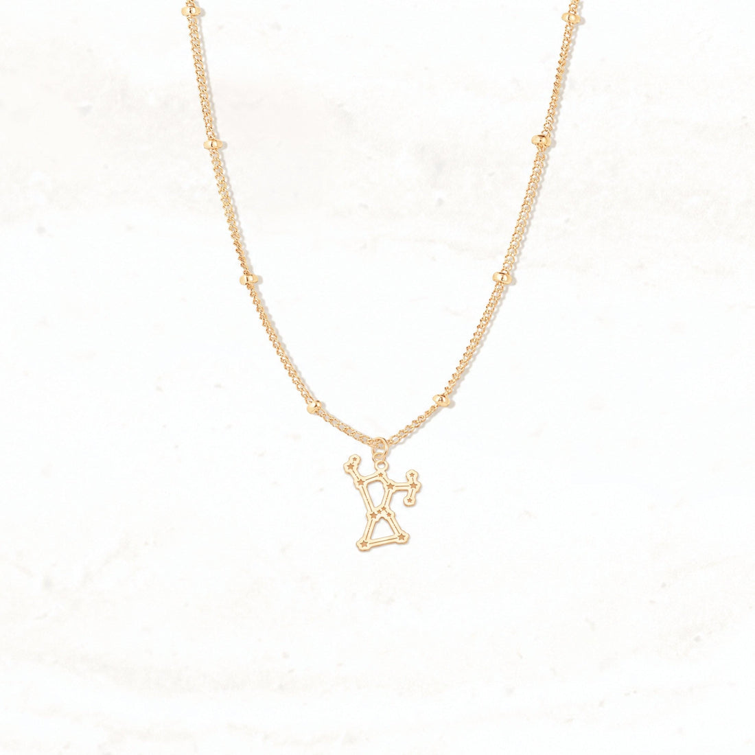 Virgo Constellation Beady Necklace