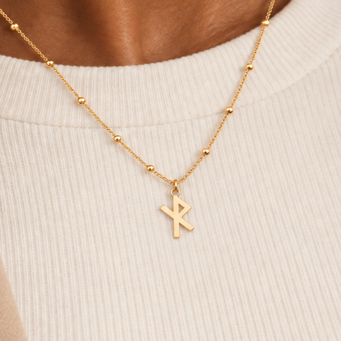 Norse Rune Charm Necklace