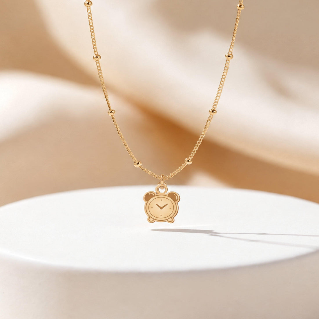 Bear Alarm Clock Necklace