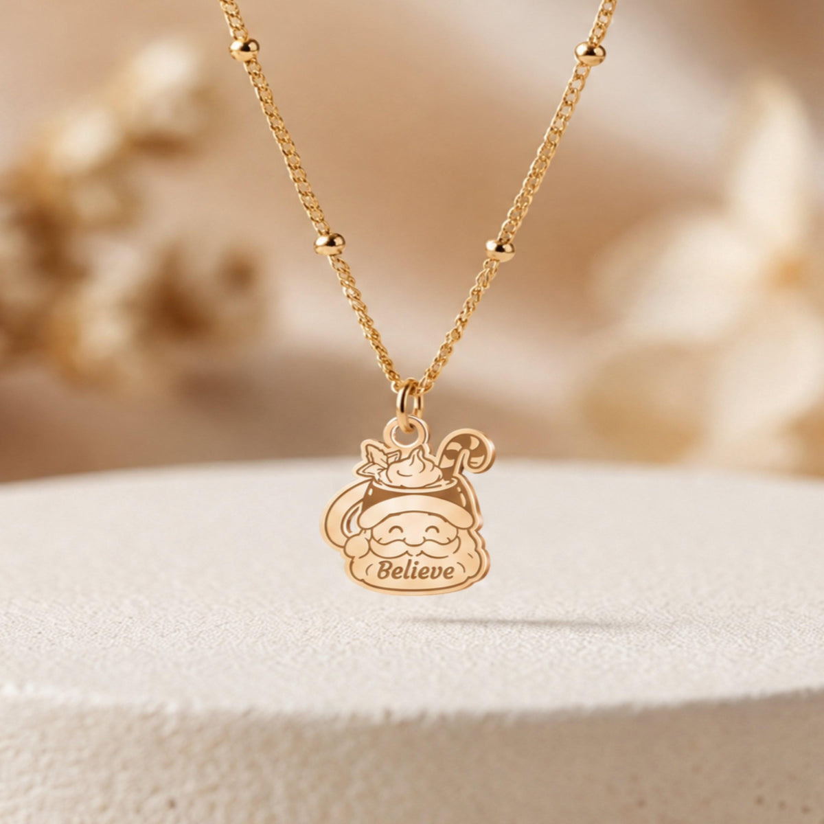 Santa Claus Beady Necklace