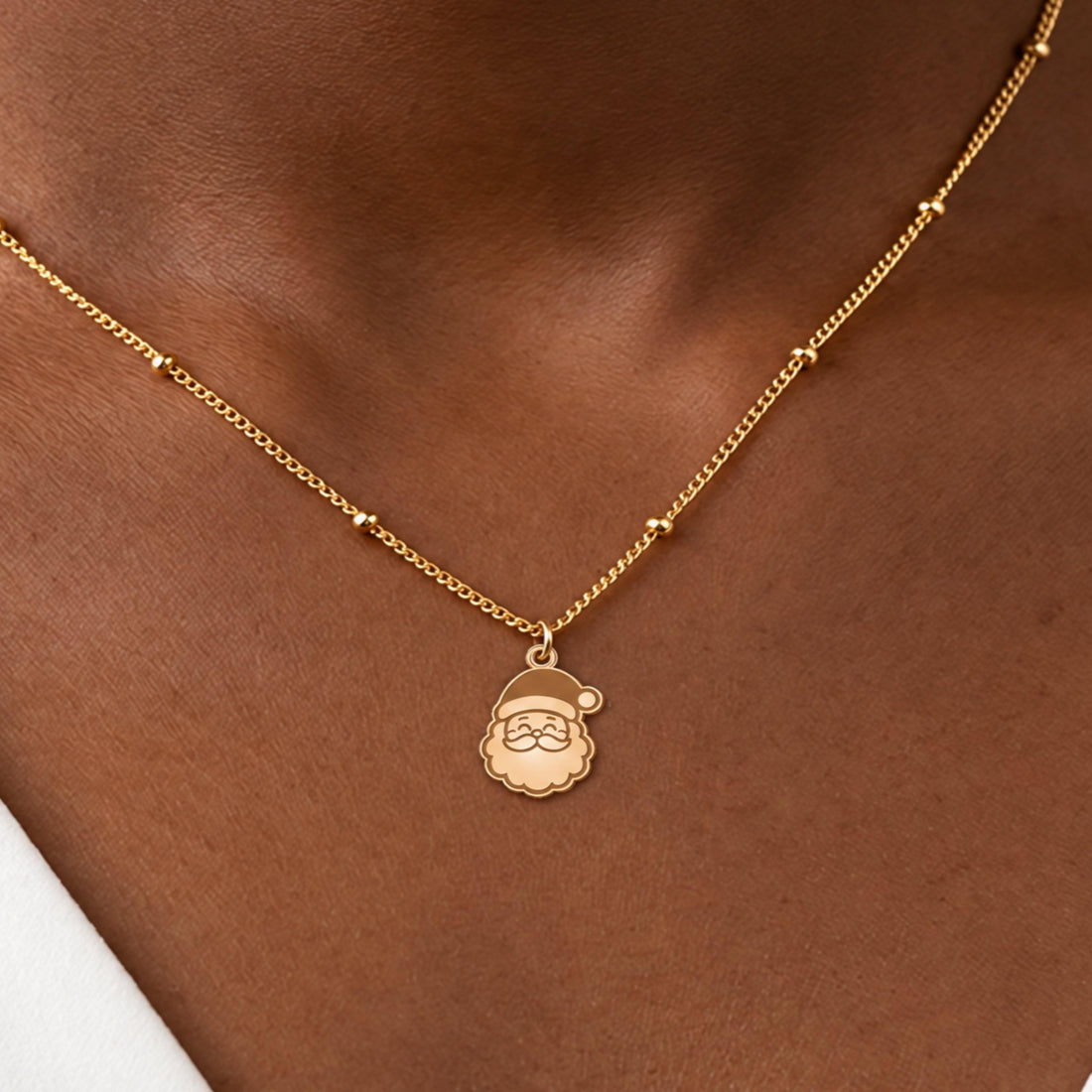 Santa Claus Charm Necklace