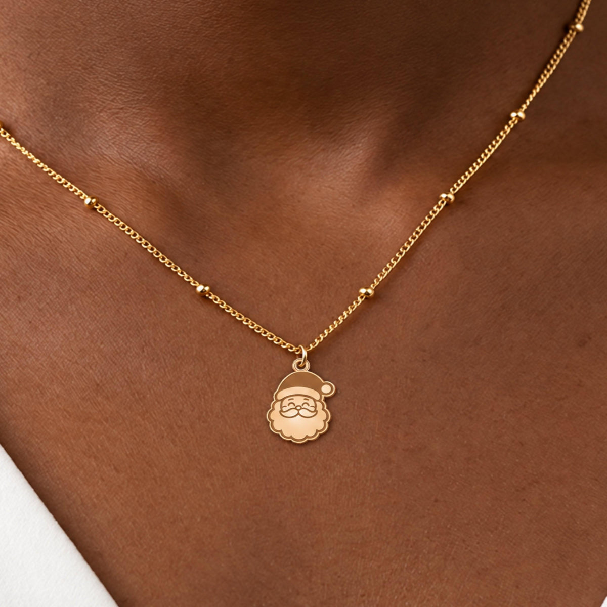 Santa Claus Charm Necklace