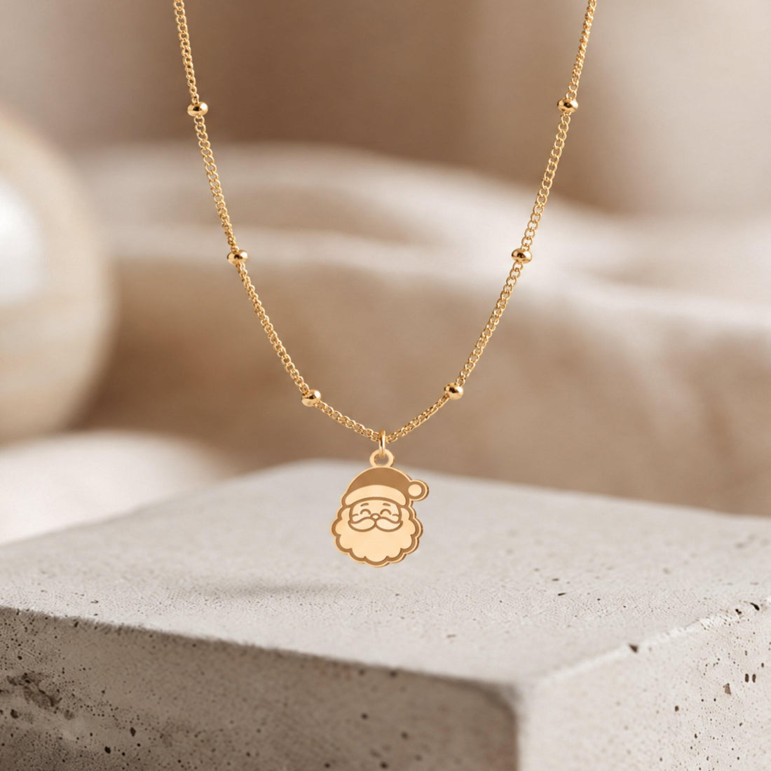 Santa Claus Charm Necklace