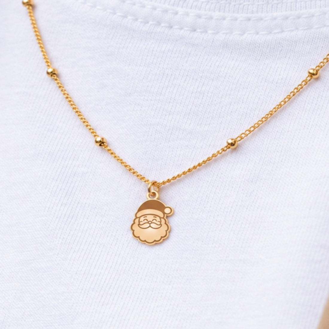 Santa Claus Charm Necklace