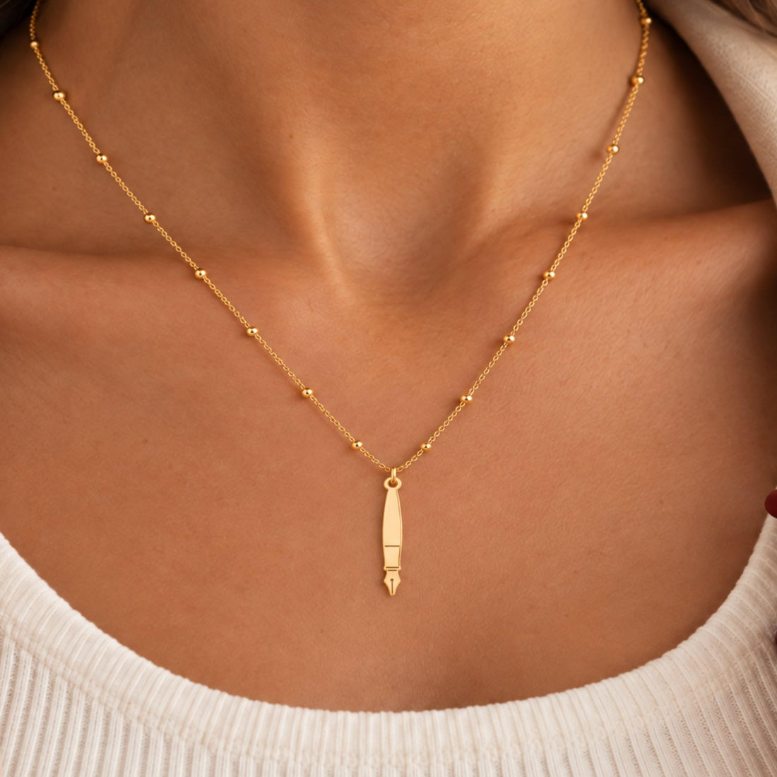 Fountain Pen Nib Necklace