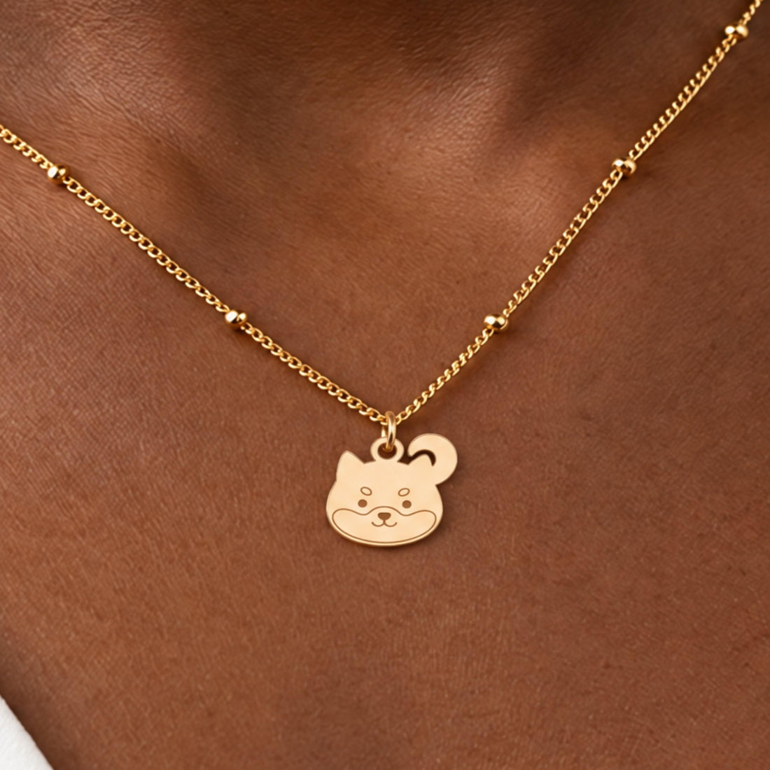 Shiba Inu Charm Necklace
