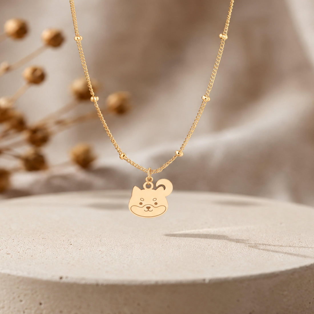 Shiba Inu Charm Necklace