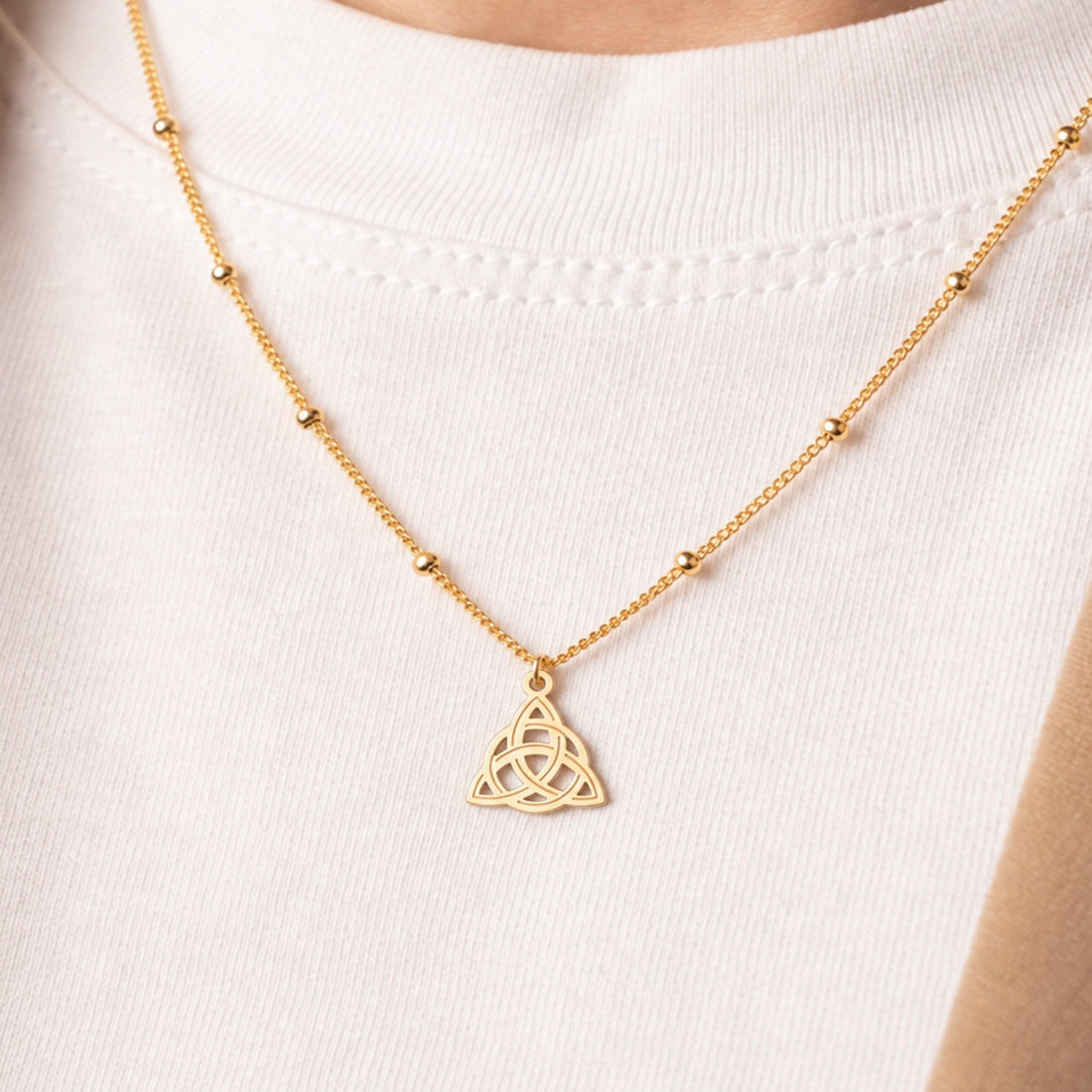 Celtic Knot Charm Necklace