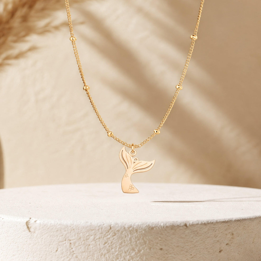 Mermaid Tail Charm Necklace