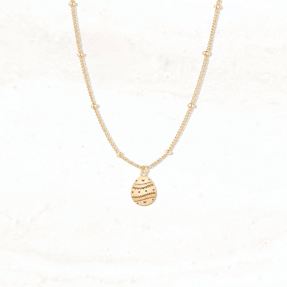 Easter Egg Charm Necklace