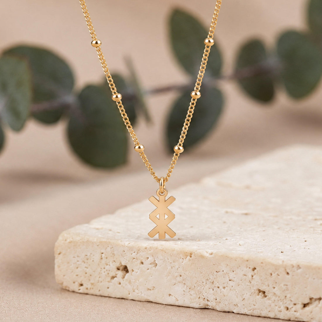 Norse Rune Charm Necklace