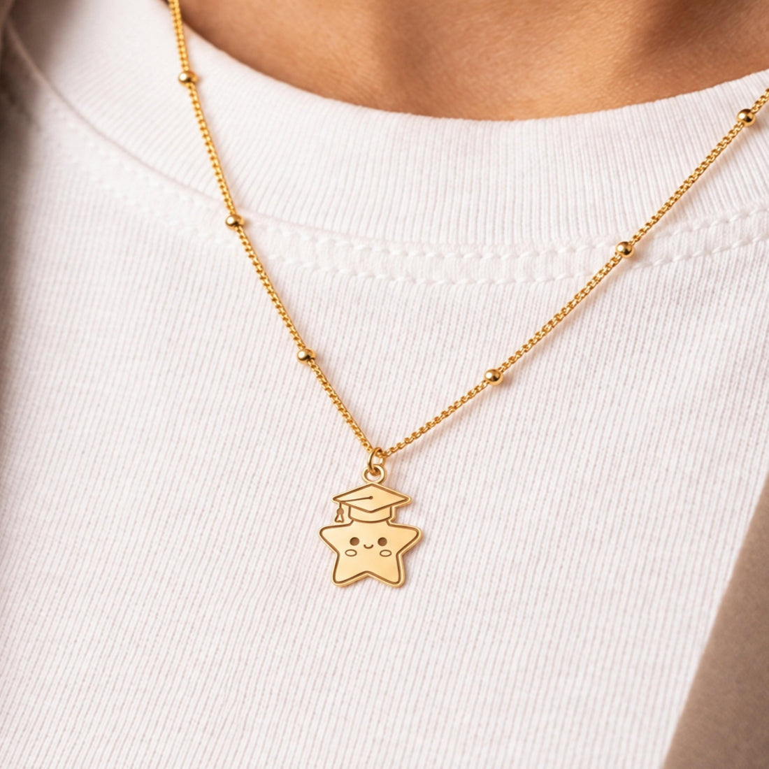 Graduation Star Charm Necklace