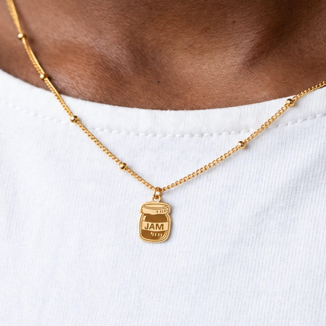 Jam Jar Charm Necklace