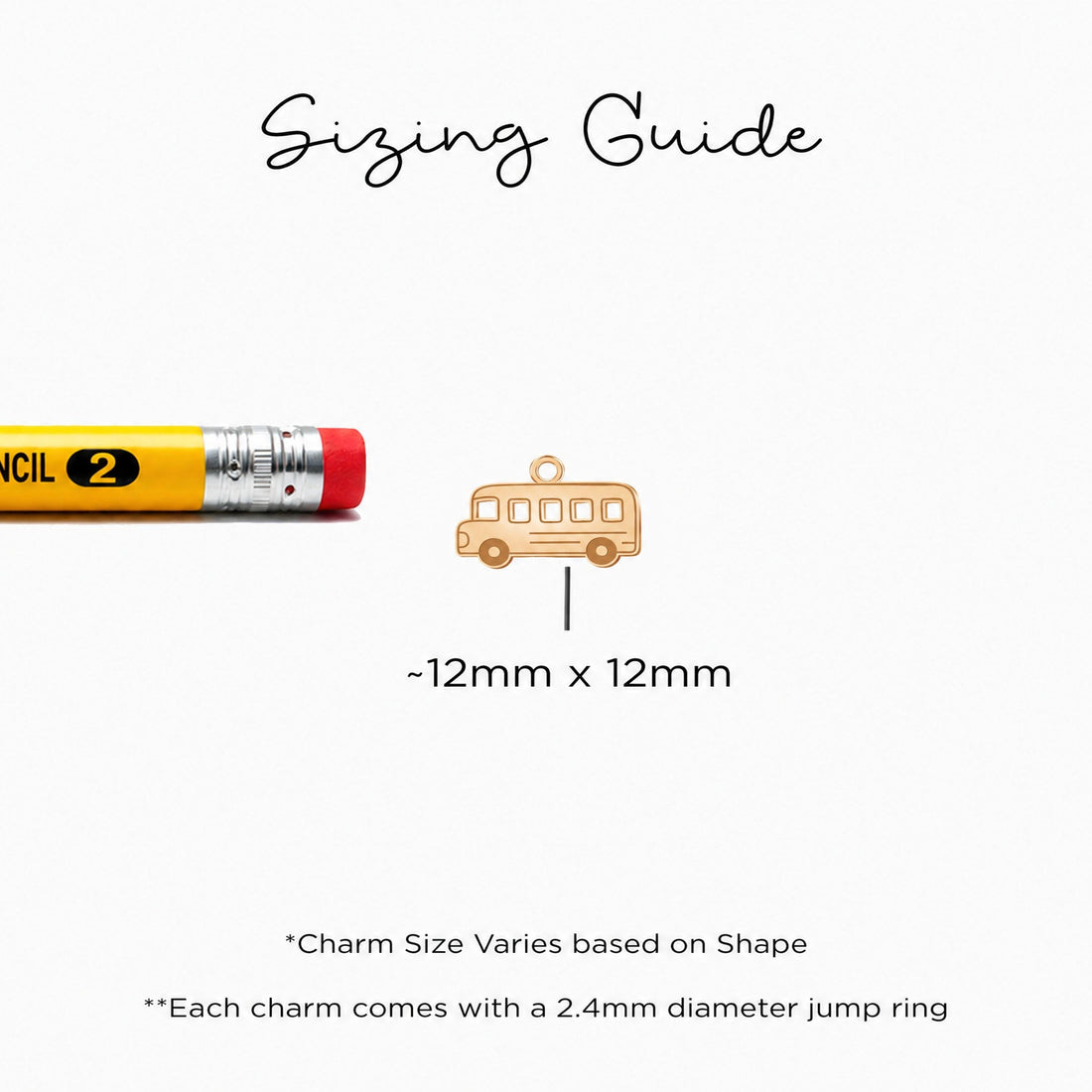 School Bus Charm Necklace