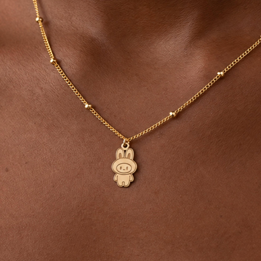 Bunny Rabbit Charm Necklace