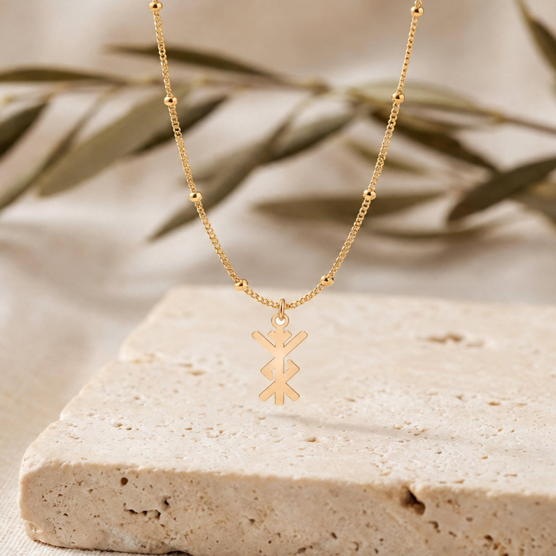 Norse Rune Charm Necklace