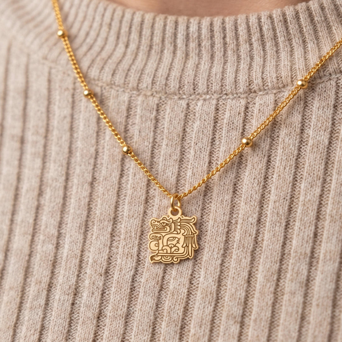 Chinese Dragon Charm Necklace