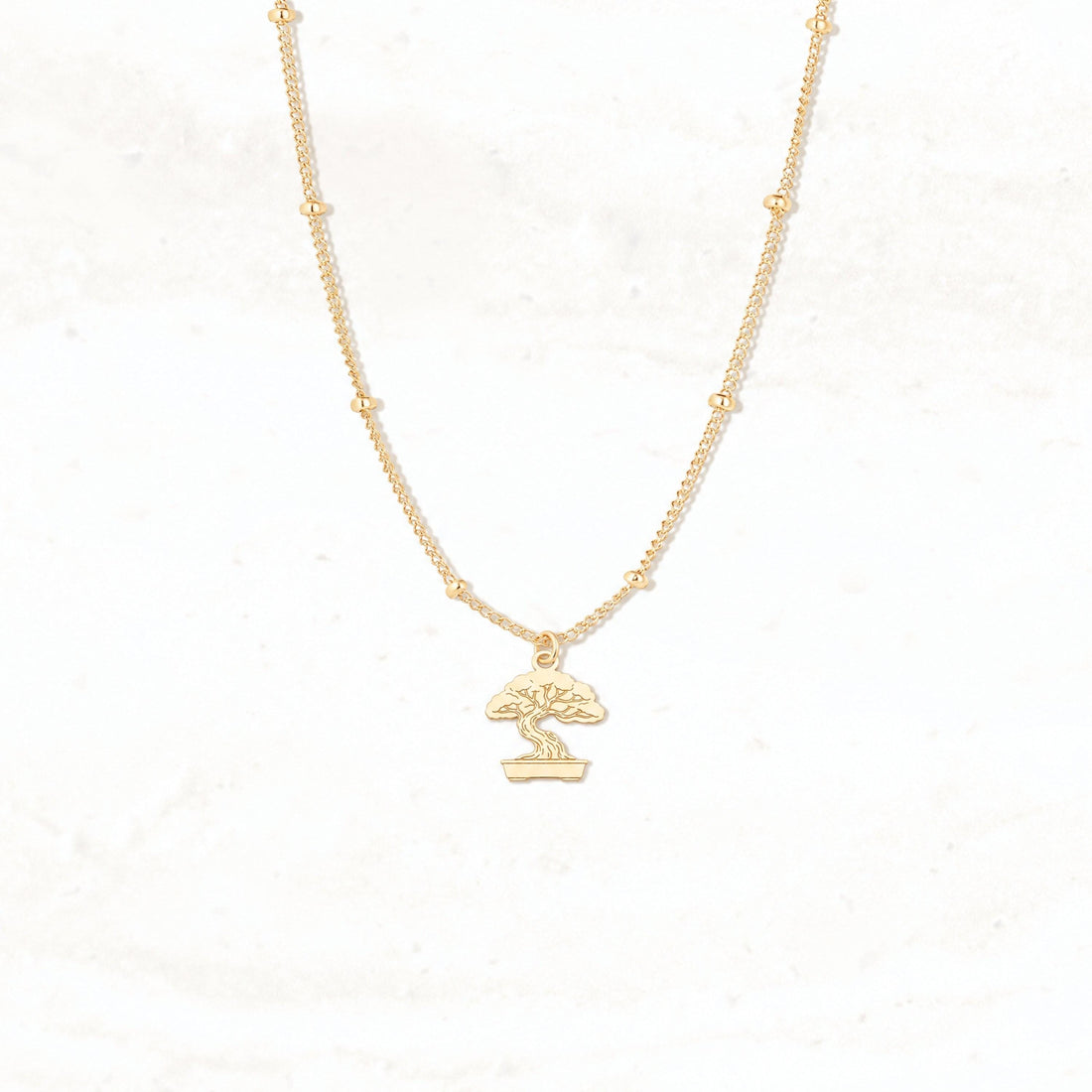 Bonsai Tree Charm Necklace