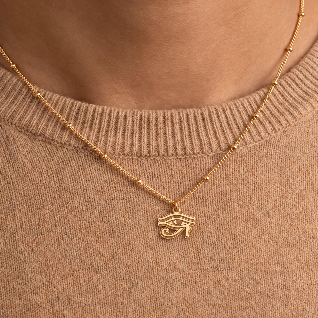 Eye of Horus Charm Necklace