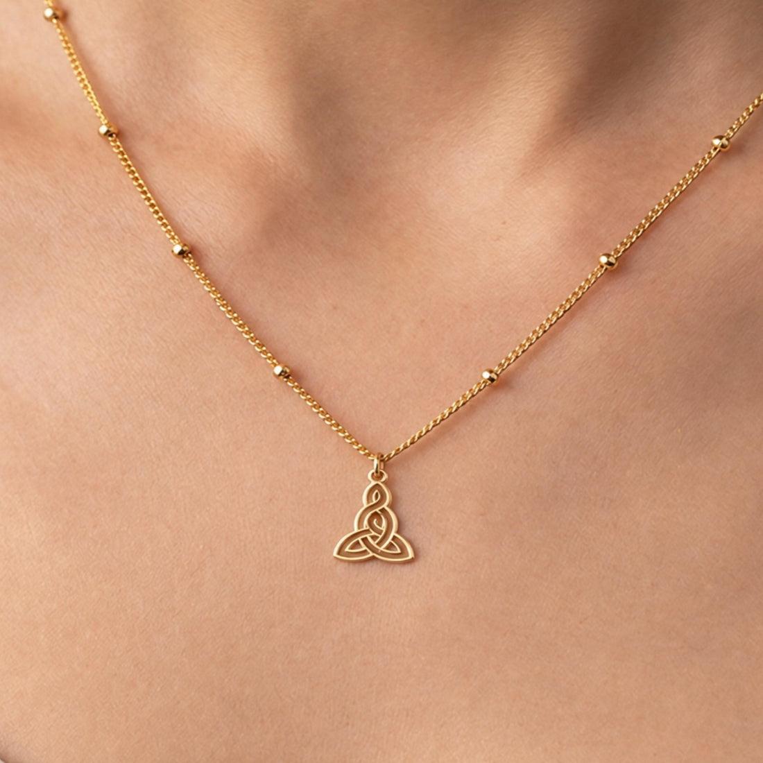 Celtic Knot Charm Necklace