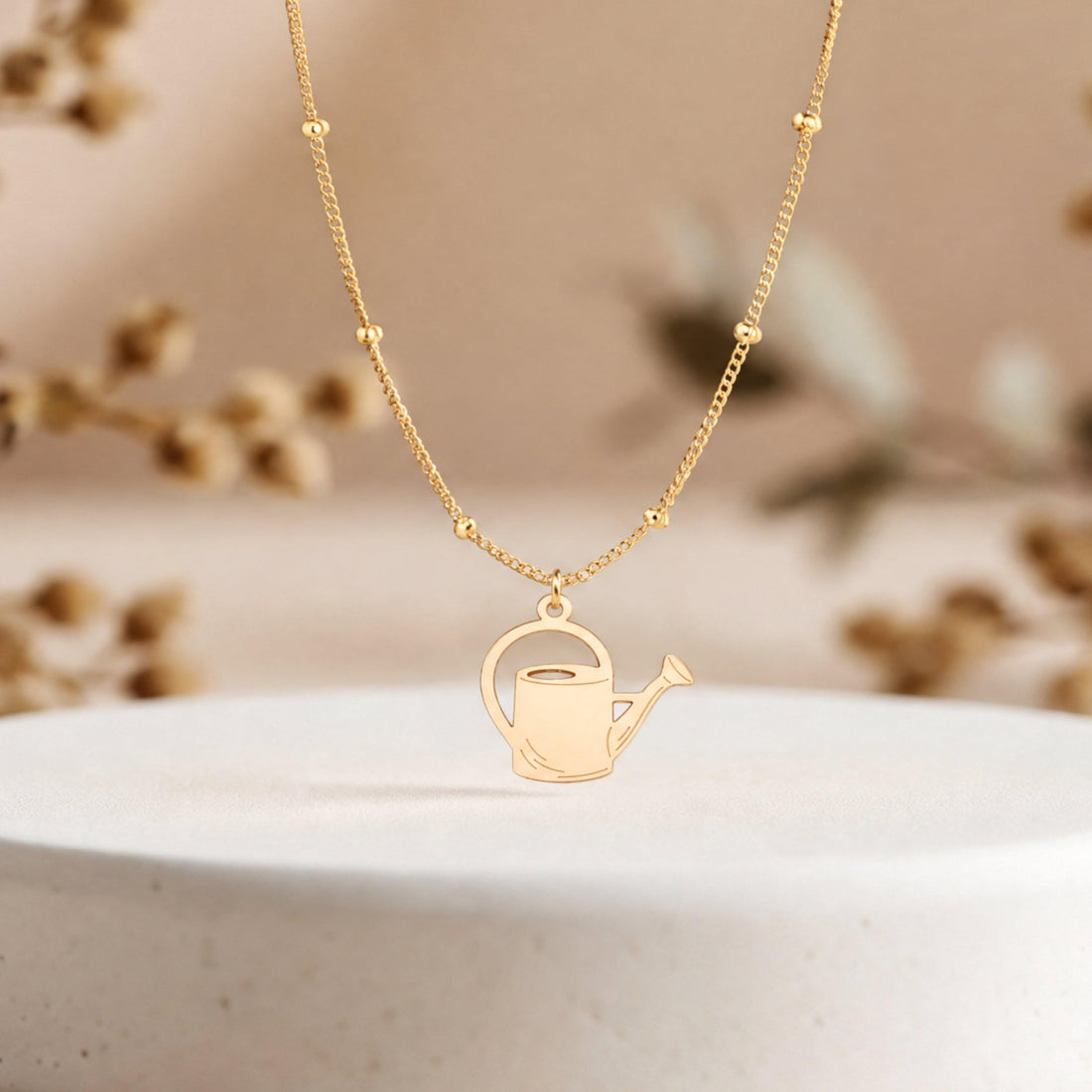 Watering Can Charm Necklace