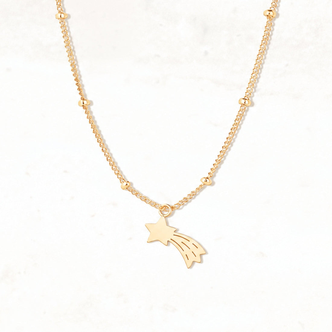 Shooting Star Charm Necklace