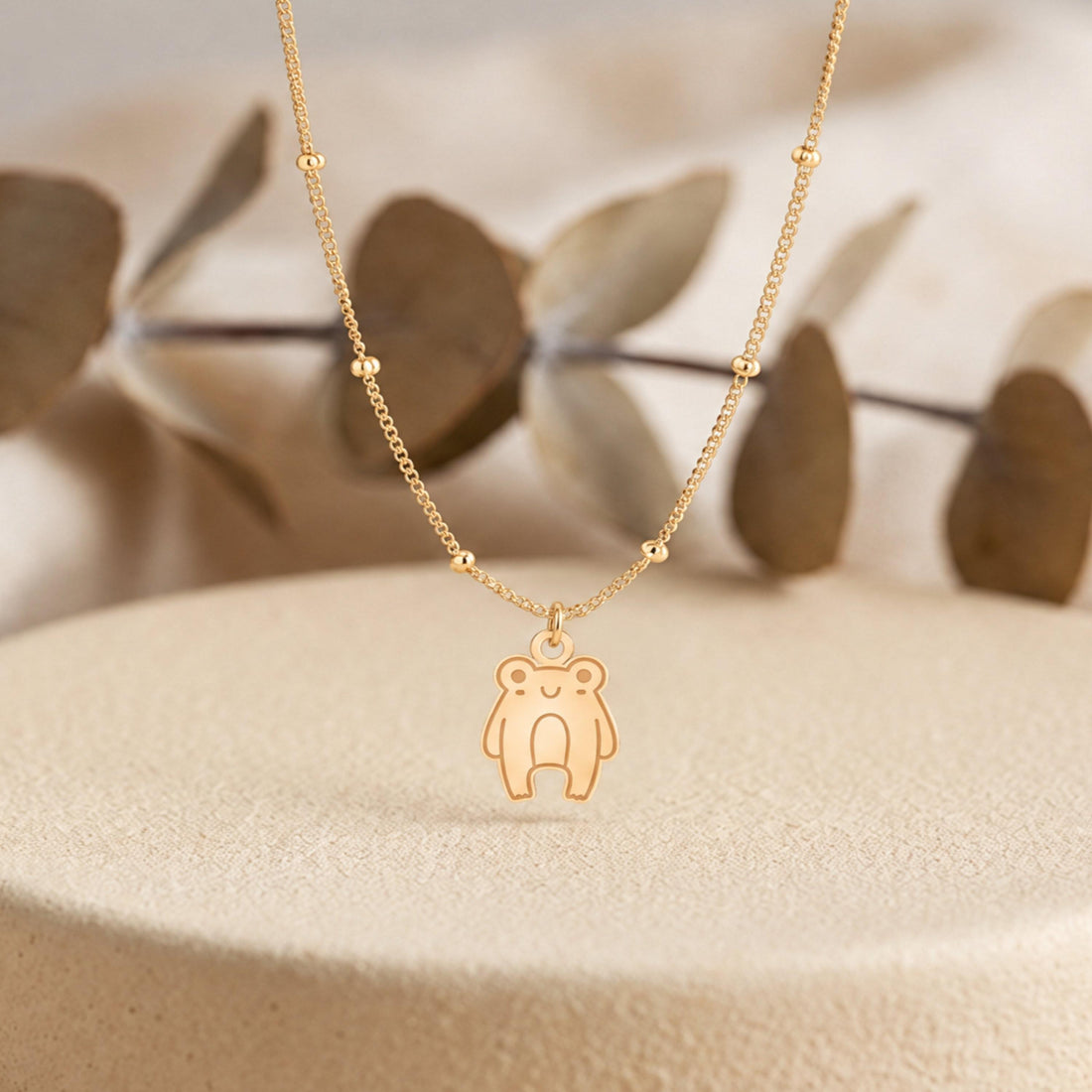 Teddy Bear Charm Necklace