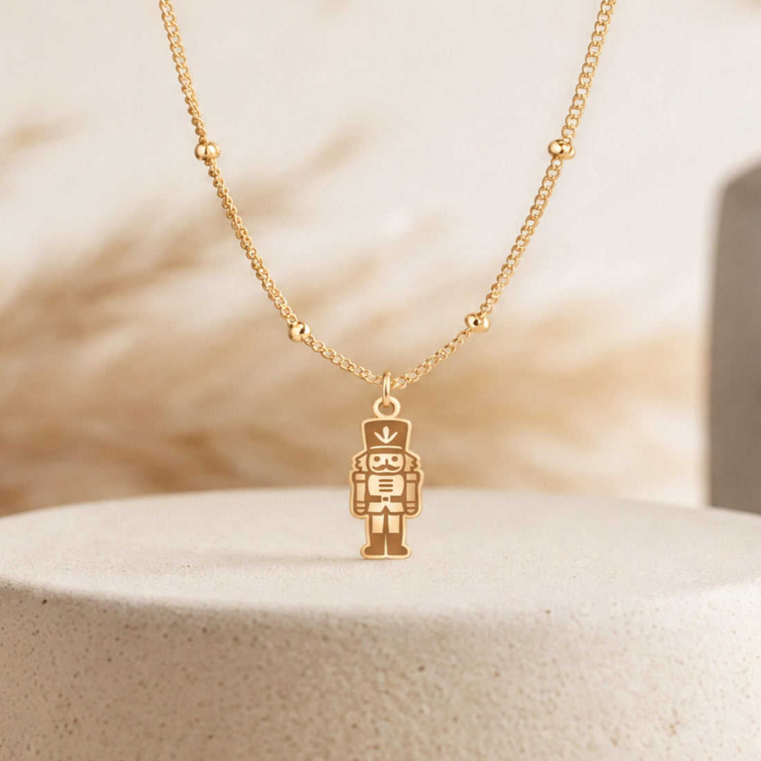 Nutcracker Soldier Beady Necklace