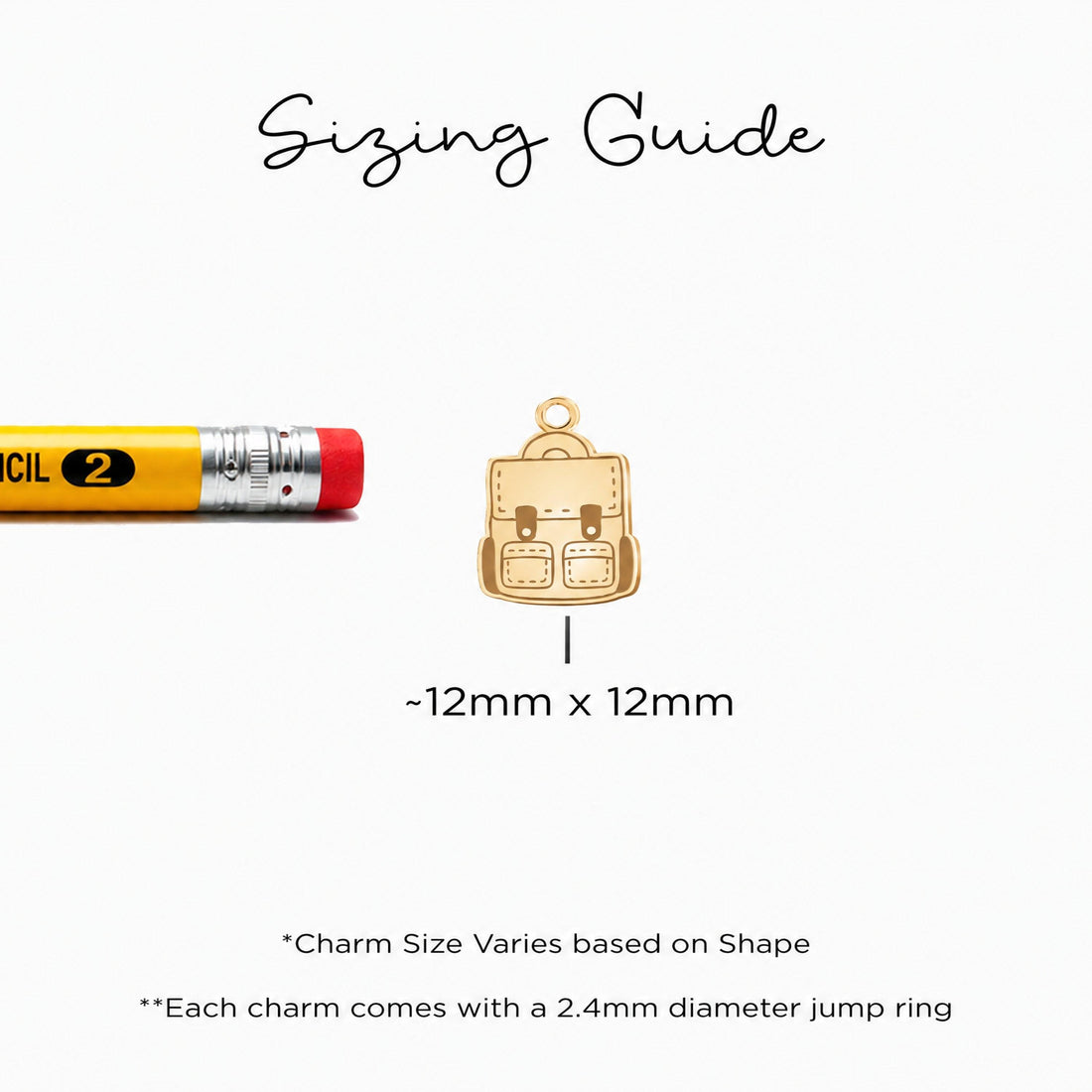 Backpack Charm Beady Necklace