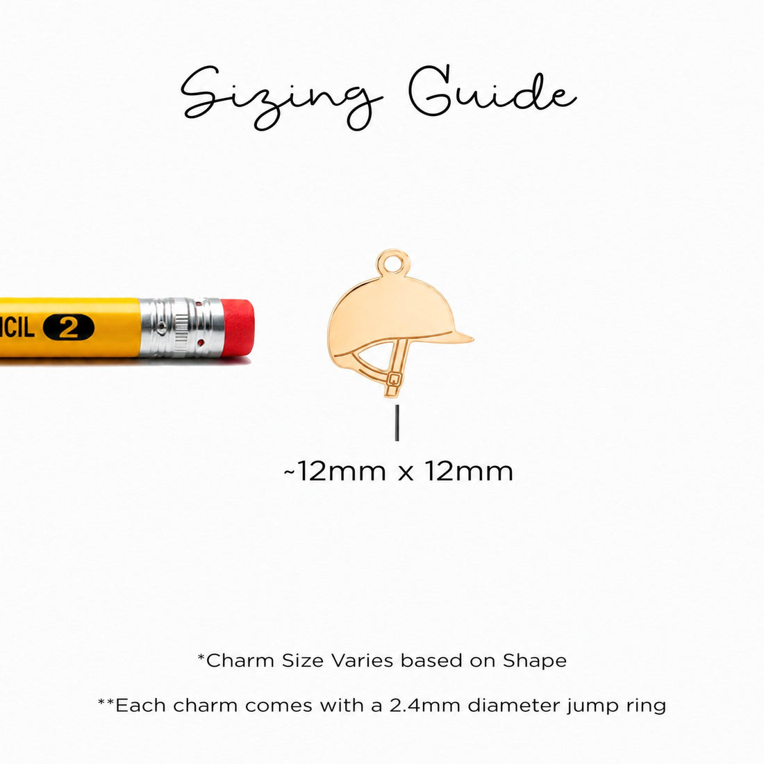 Riding Helmet Charm Necklace