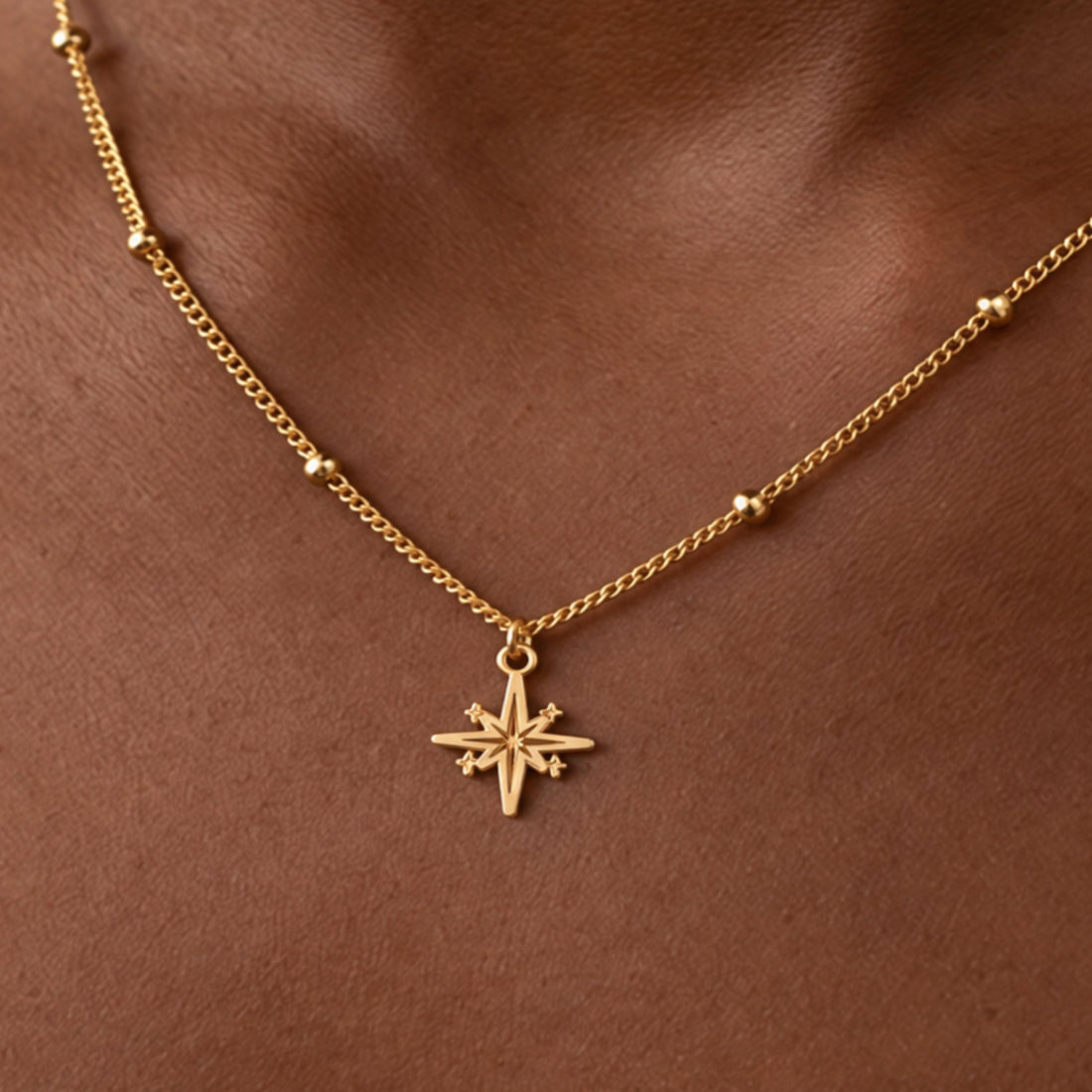 North Star Beady Necklace