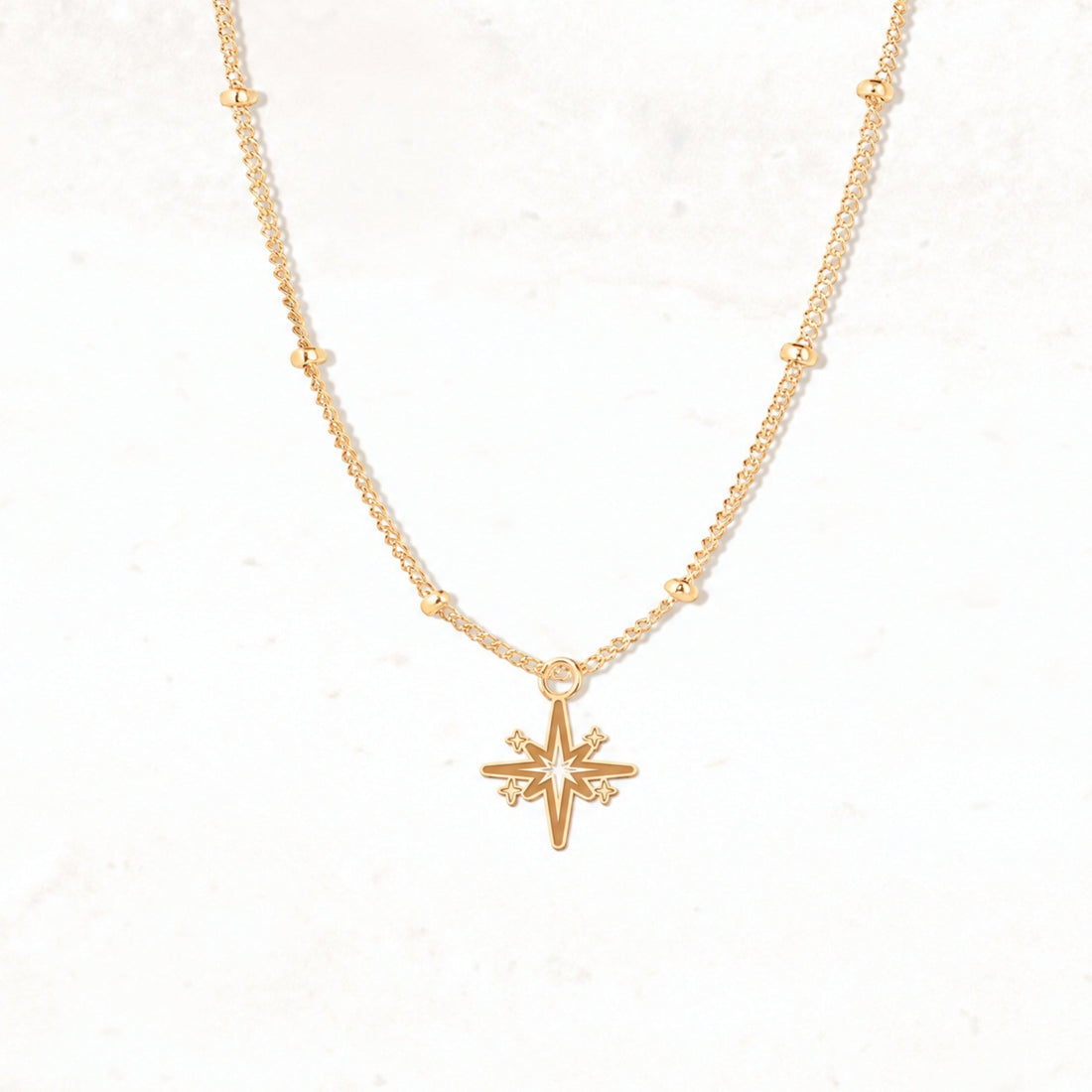 North Star Beady Necklace