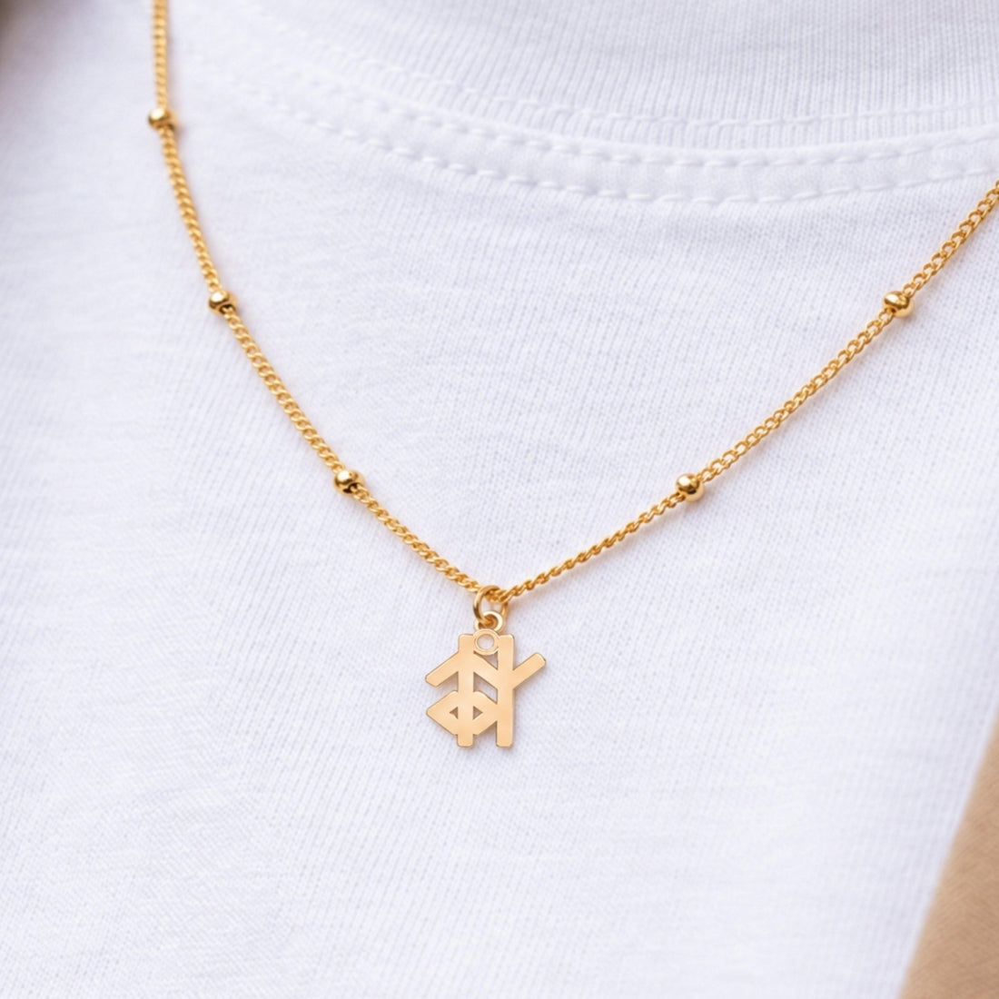 Viking Rune Charm Necklace
