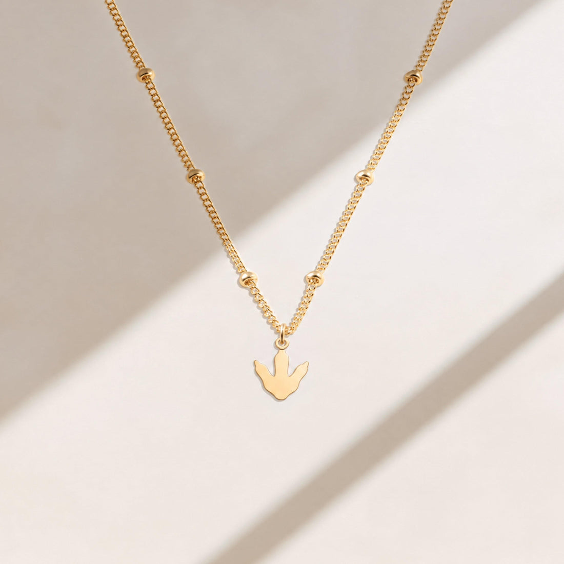 Bird Foot Charm Necklace