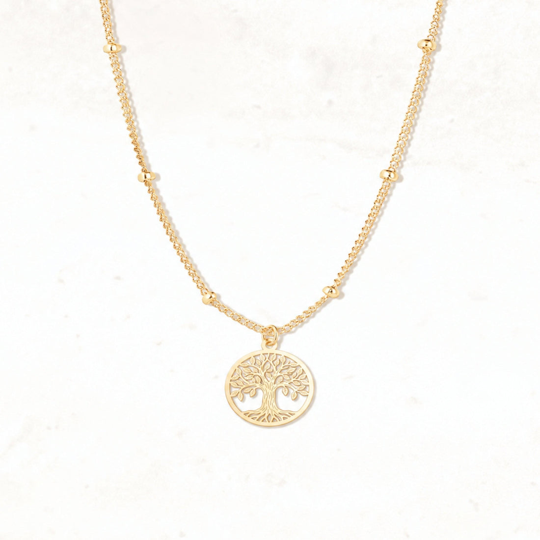 Tree Of Life Beady Necklace