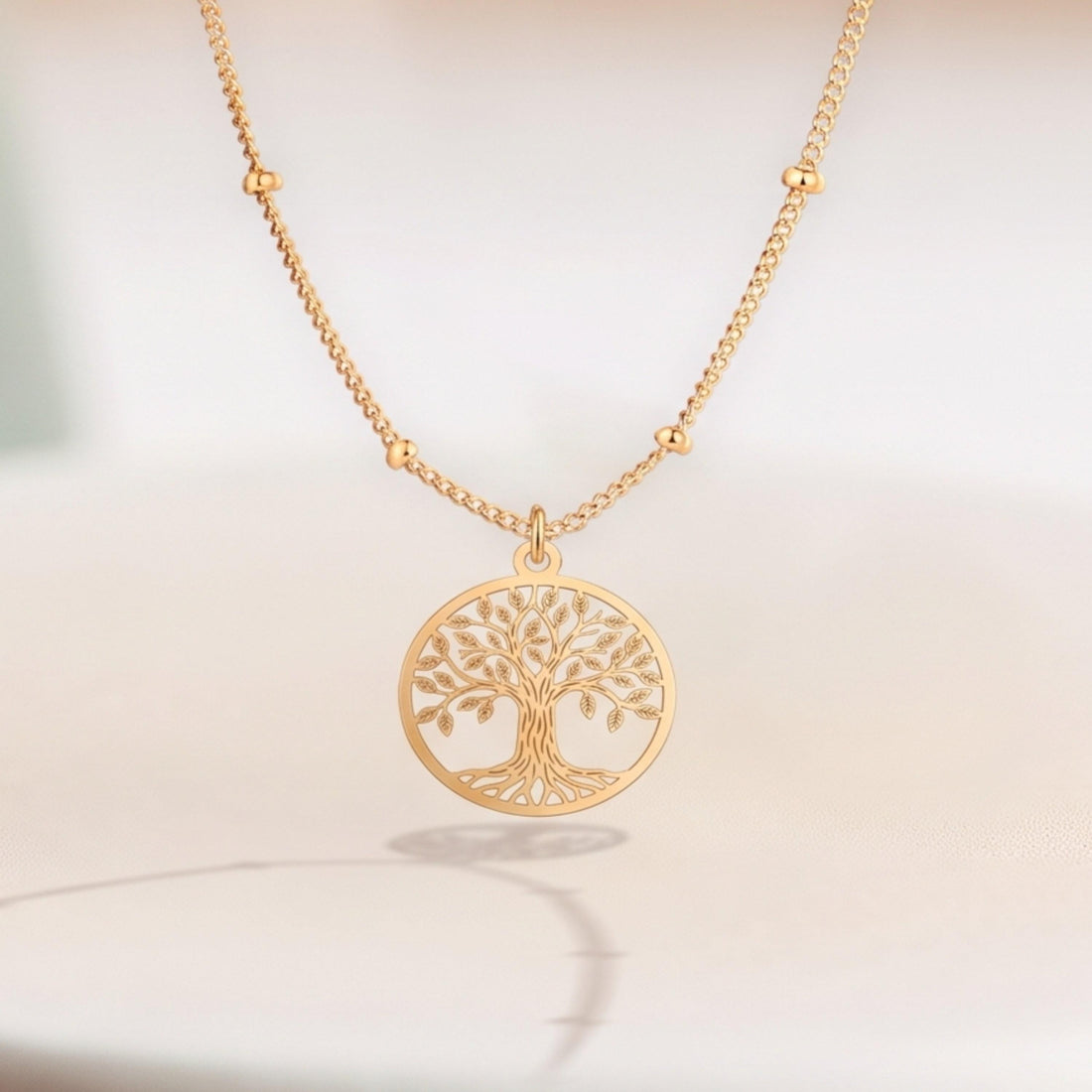 Tree Of Life Beady Necklace